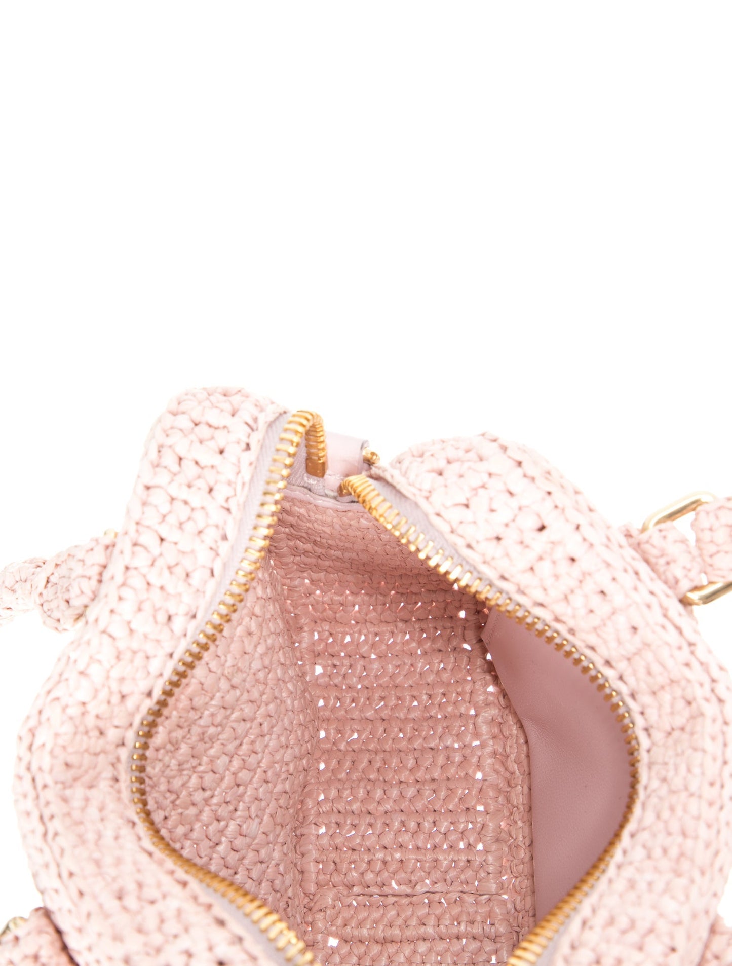 Miu Miu Raffia Raffia Handbag