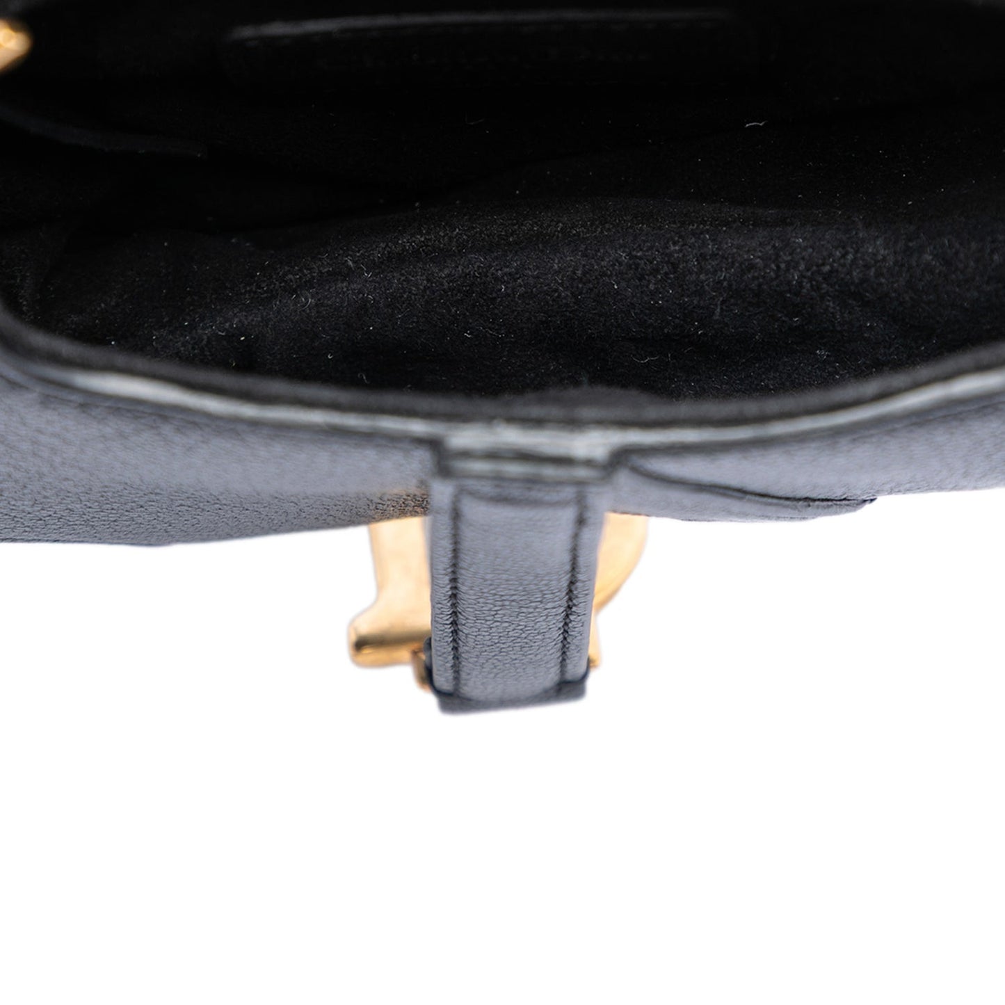 Christian Dior Micro Goatskin Saddle Bag