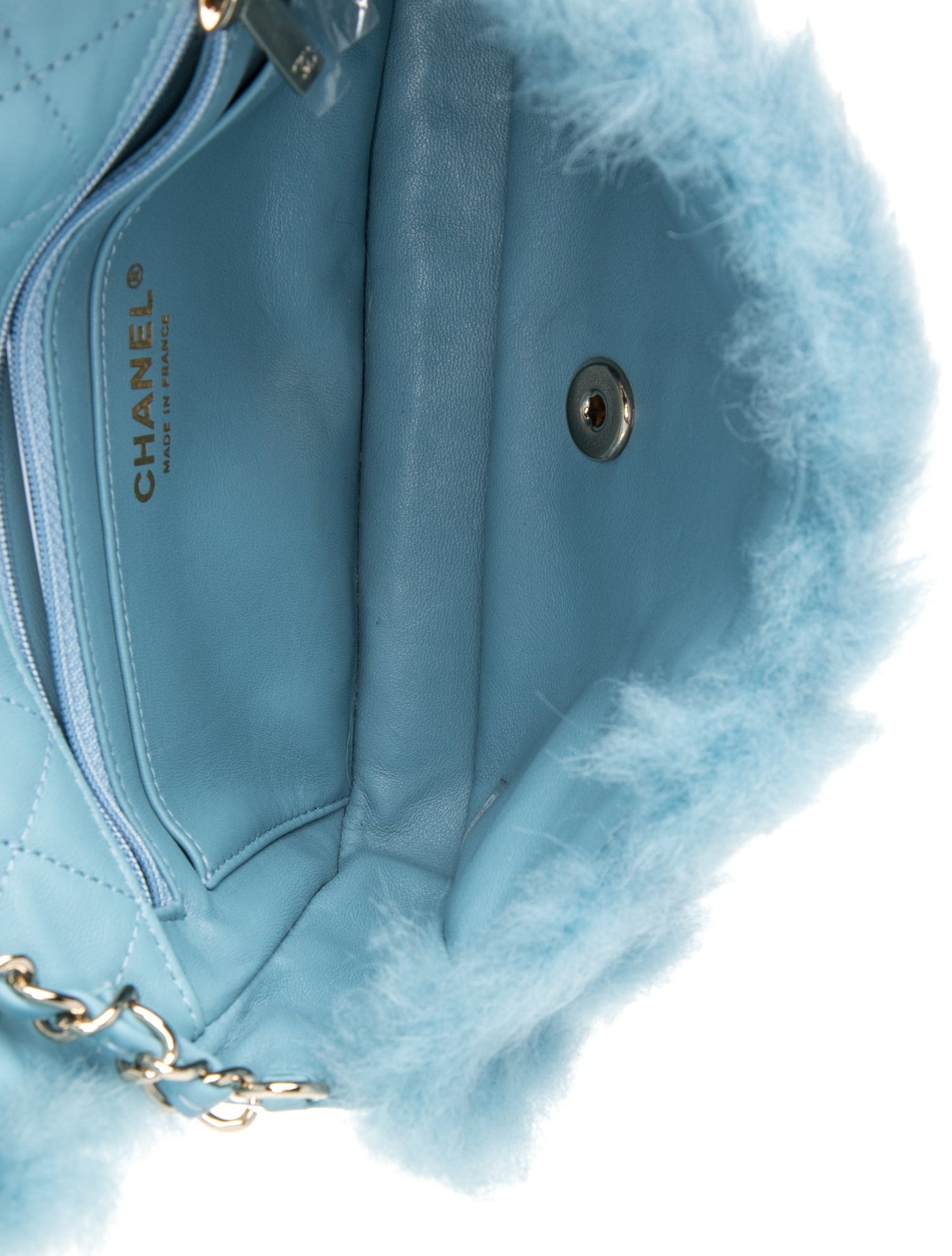 Chanel Curly Fur Flap Bag