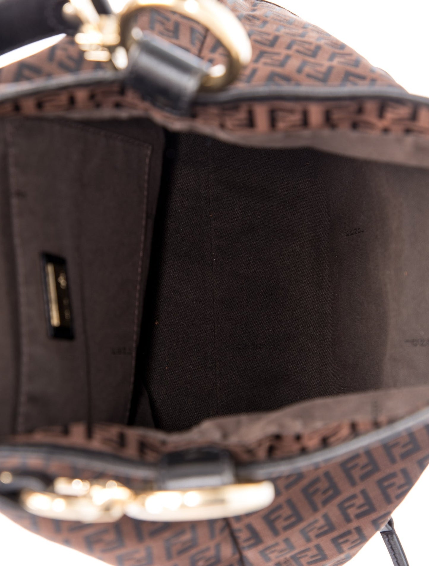 Fendi Zucchino FF Shoulder Bag