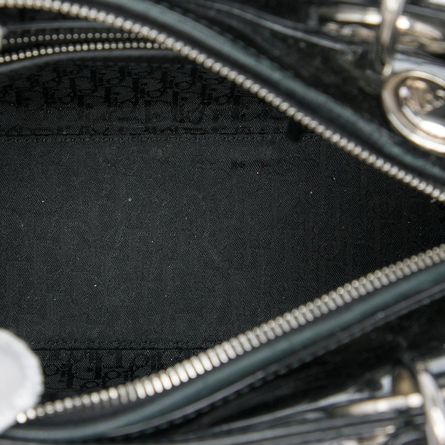 Christian Dior Medium Patent Cannage Lady Dior