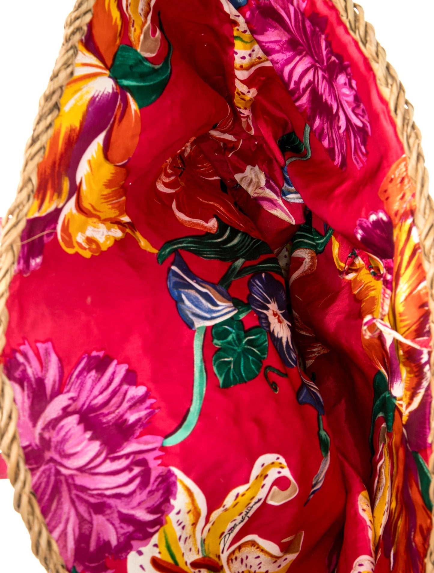 Dolce & Gabbana Straw Bucket Bag