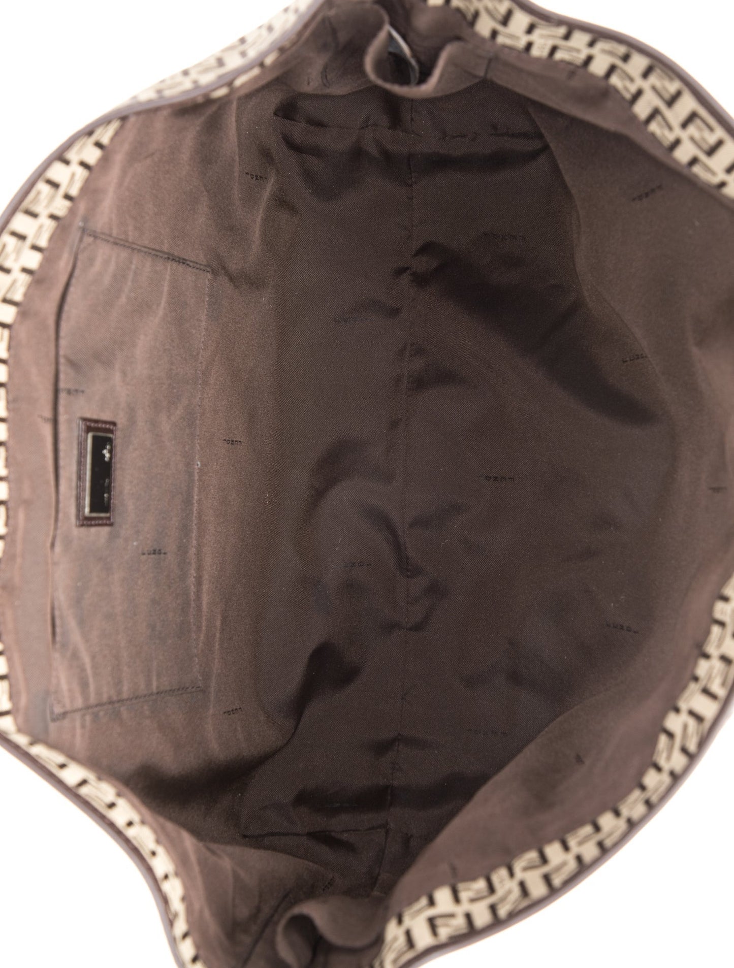 Fendi Zucchino FF Roll Tote