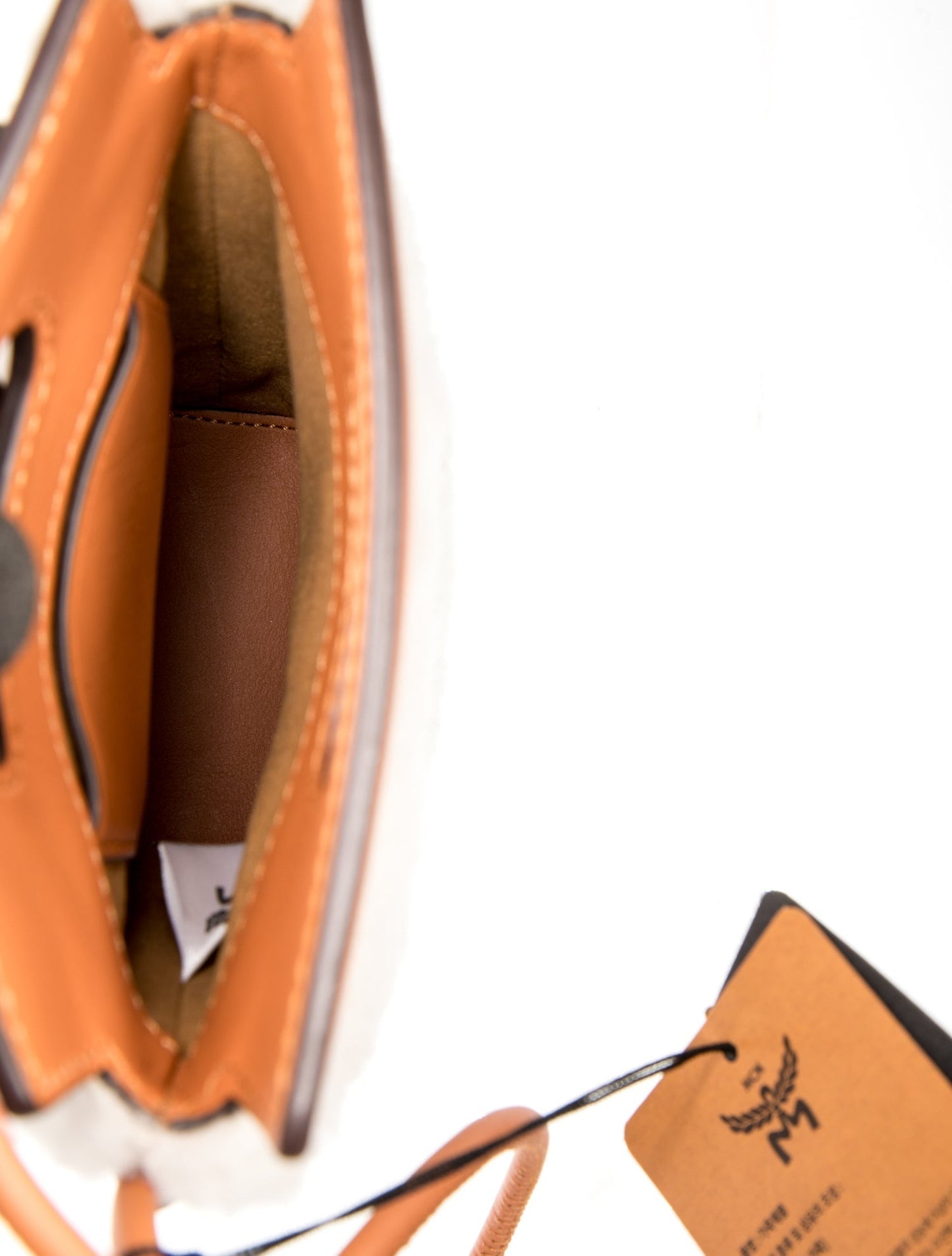 MCM Leather Bucket Bag