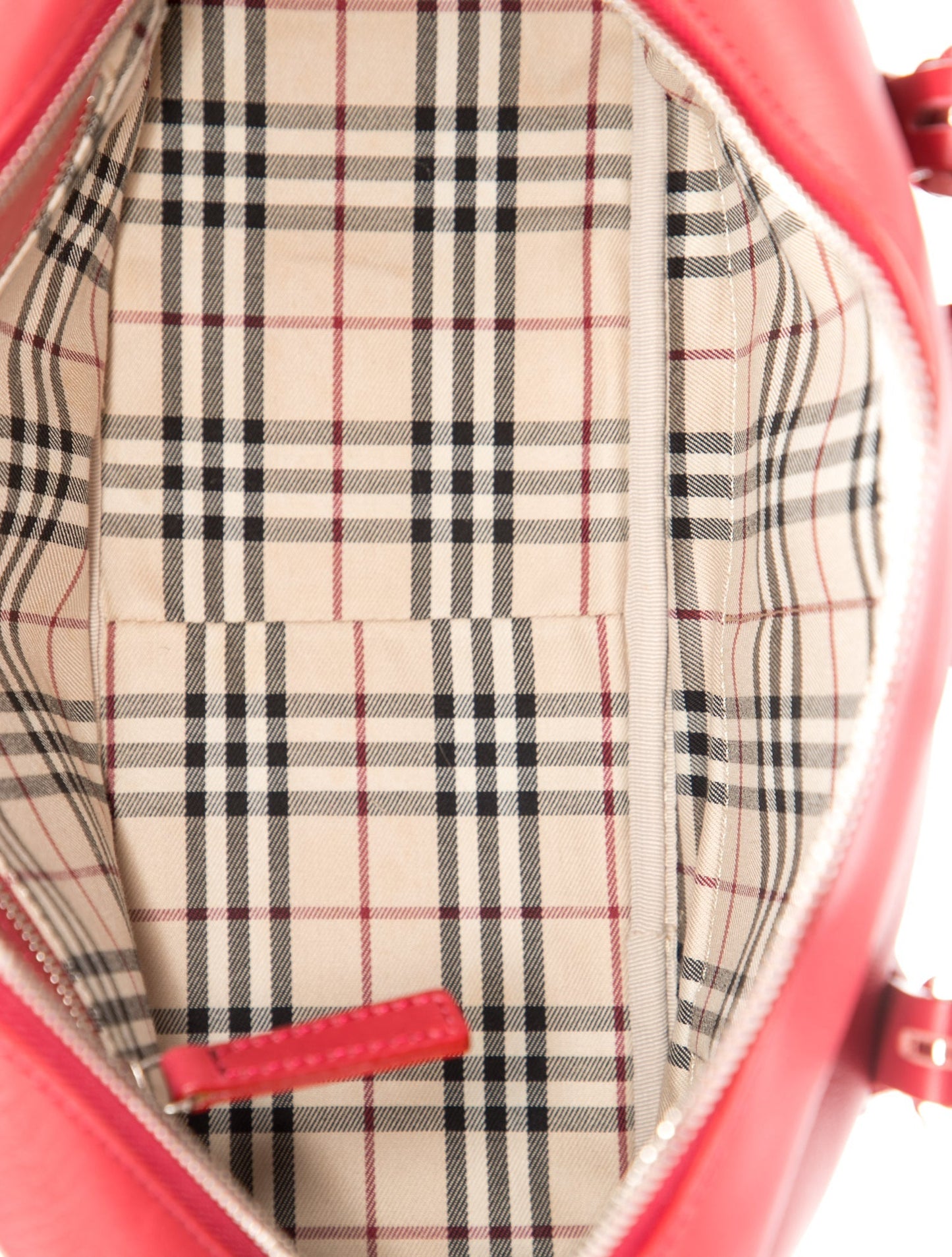 Burberry Leather Top Handle Bag