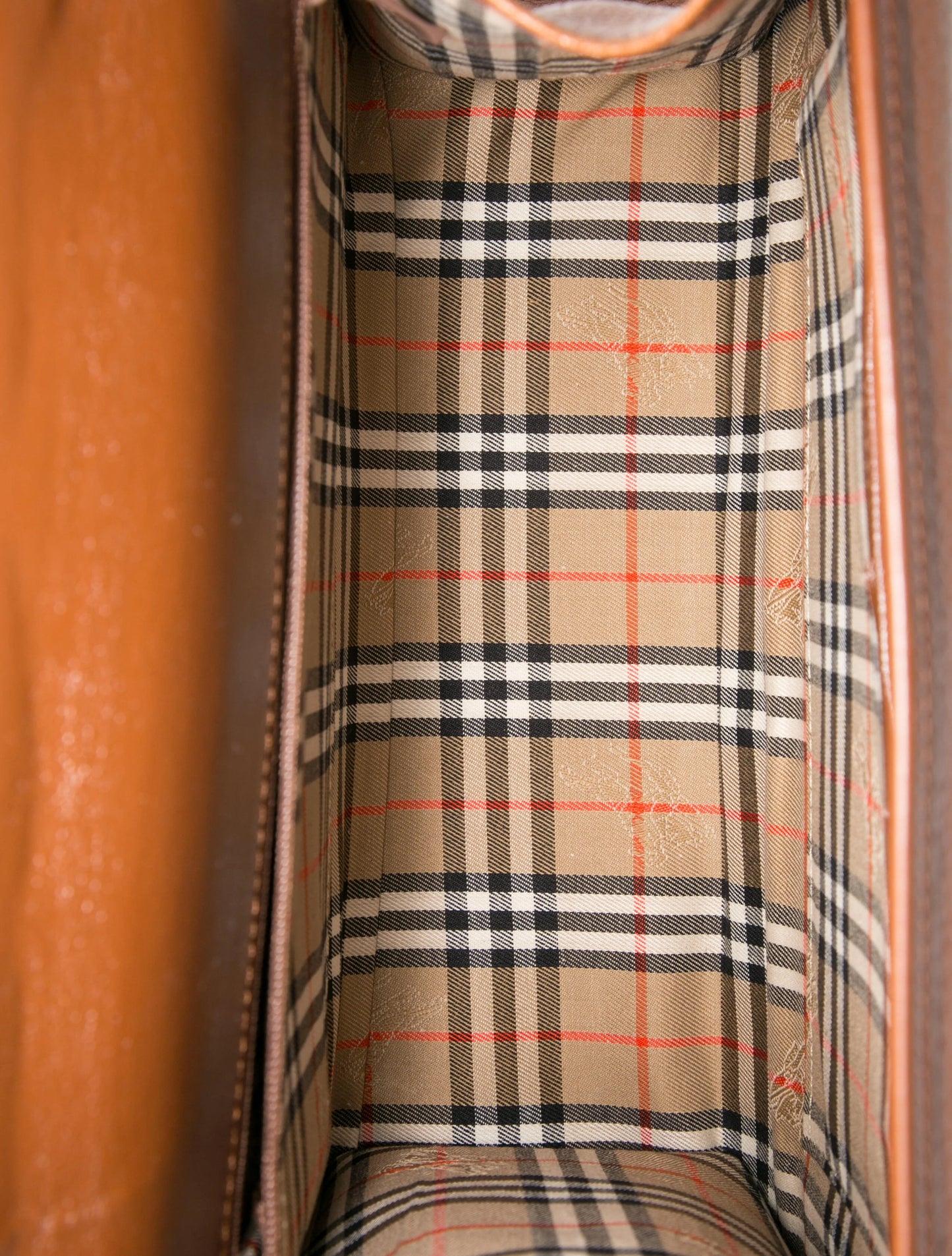 Leather Top Handle Bag