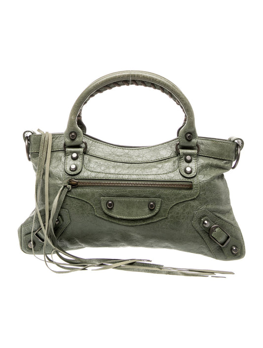 Balenciaga Leather Top Handle Bag