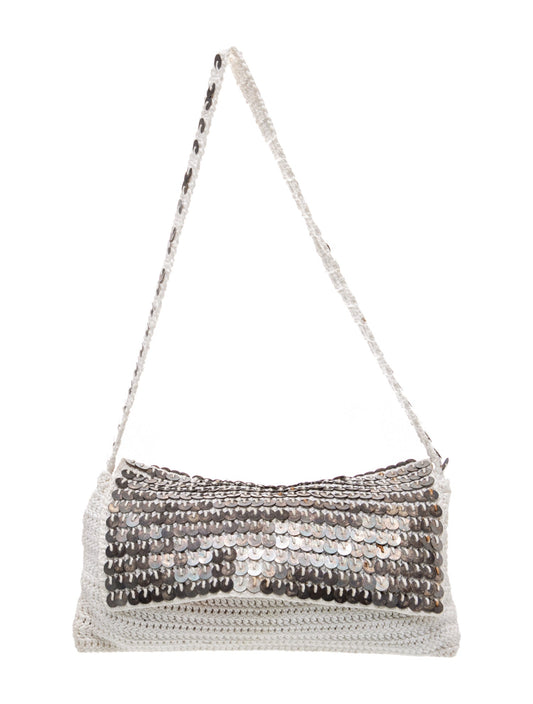 Chanel Sequin Knit Flap Bag