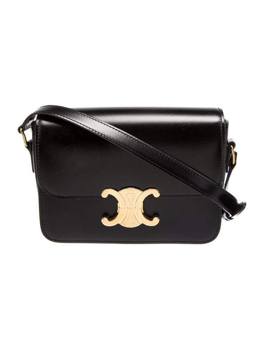 Celine Leather Triomphe Teen 2022