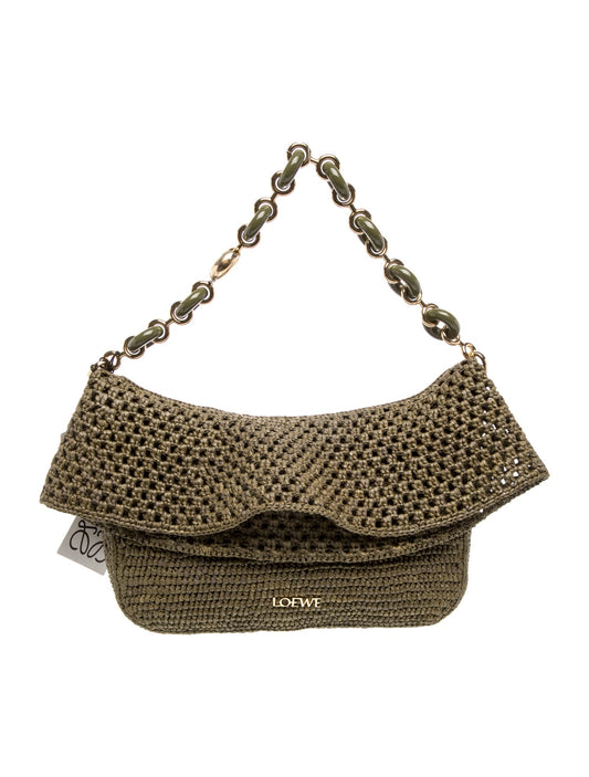 Loewe Raffia x Paula's Ibiza Ola Medium w/ Tags