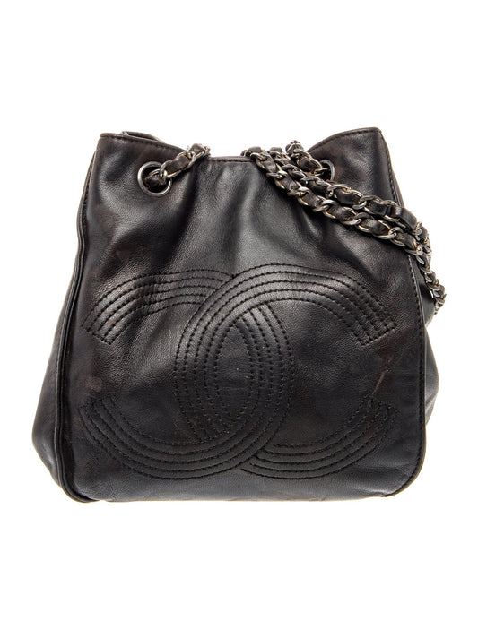 Chanel CC Drawstring bucket Bag
