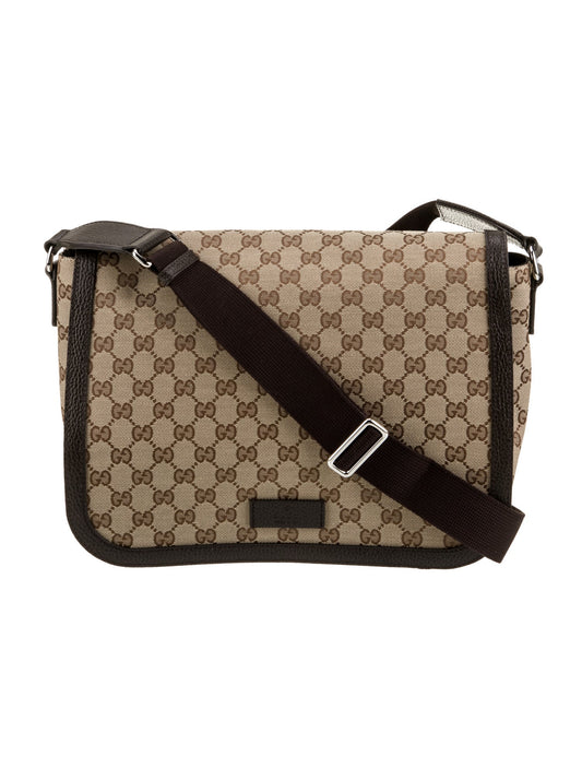 Gucci GG Canvas Messenger Bag