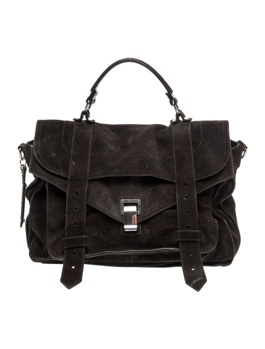 Proenza Schouler Suede Top Handle Bag Vintage