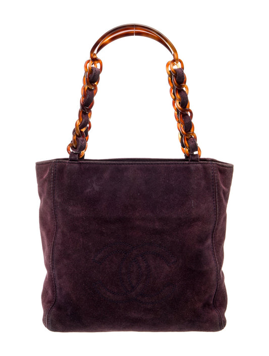 Chanel Suede CC Tote