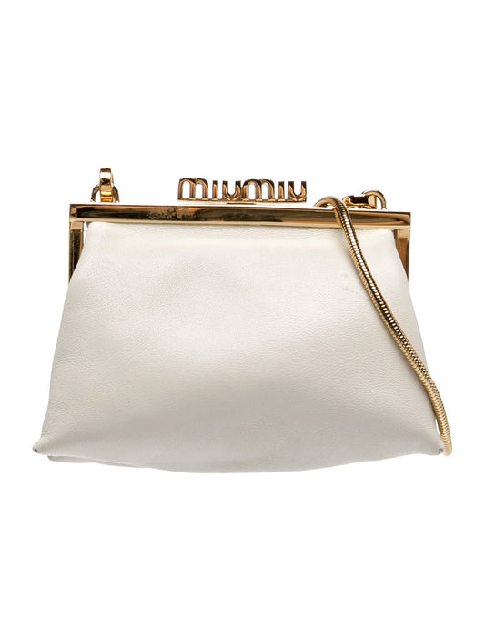 Miu Miu Leather Evening Bag
