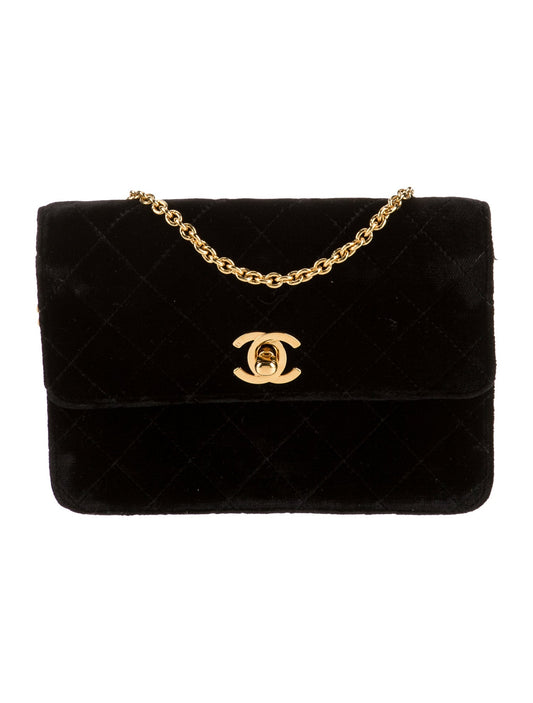 Chanel Mini Velvet CC Flap Bag