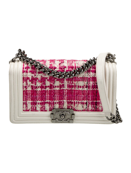 Chanel Medium Tweed Boy Bag