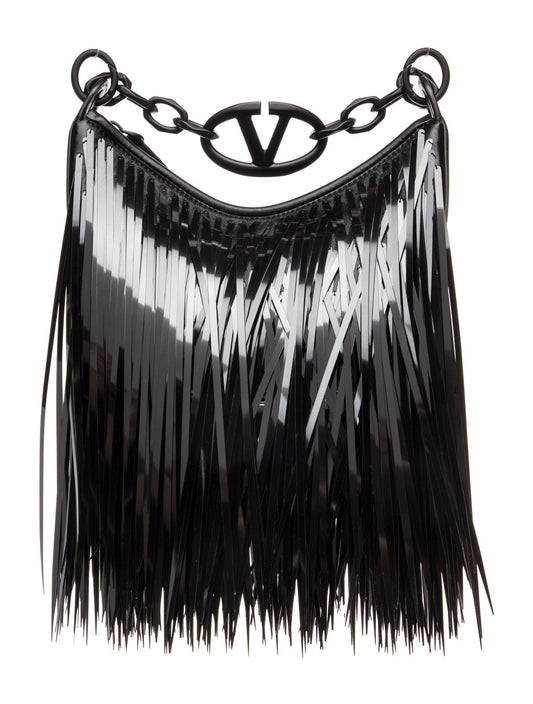 Valentino Vlogo Garavani Sequined Fringe Moon Mini