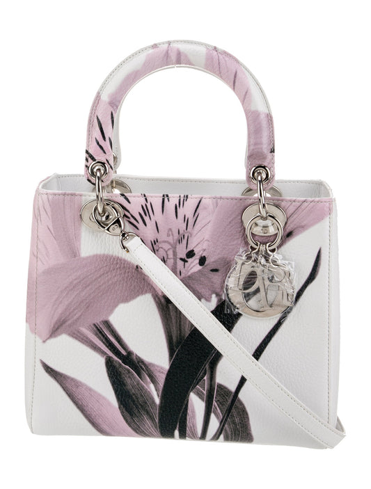 Christian Dior Leather Lady Dior Medium