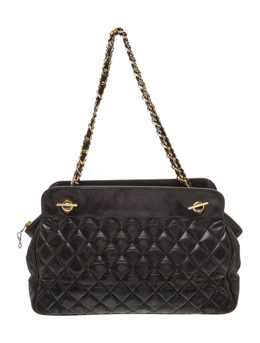 Chanel Quilted Chain Tote