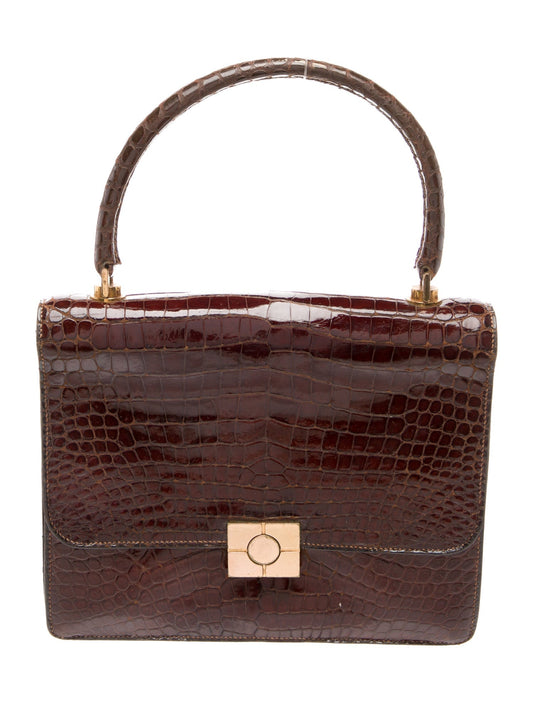 Hermès Crocodile Sac Croisade