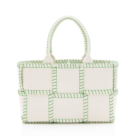 Bottega Veneta Calfskin Stitched Arco Tote Small