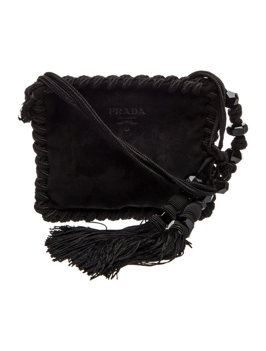 Prada Scamosciato Suede Shoulder Bag Vintage