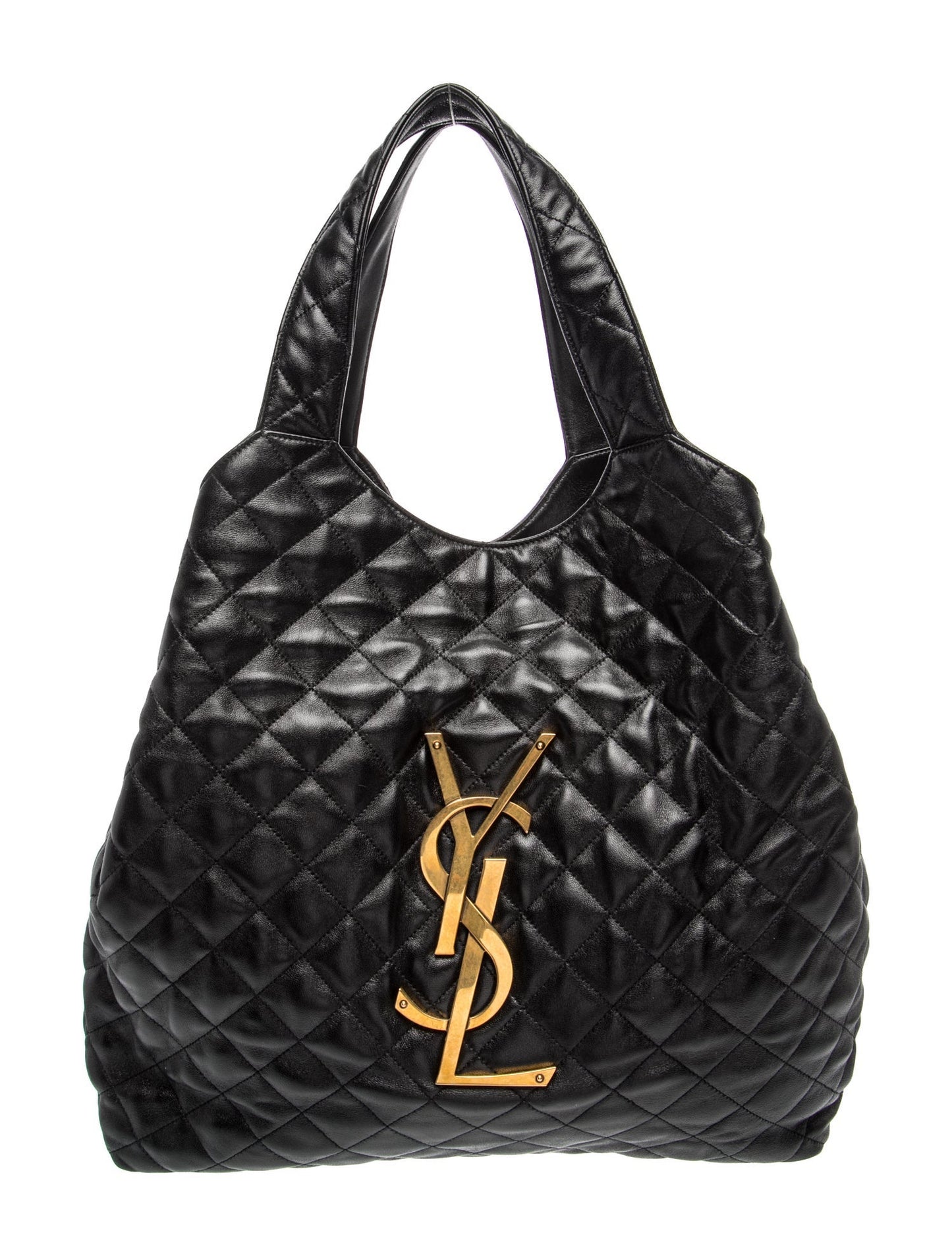 Saint Laurent Quilted Monogram Icare Shopping Tote Maxi 2025