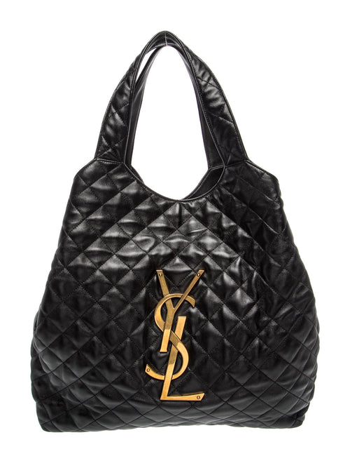 Saint Laurent Quilted Monogram Icare Shopping Tote Maxi 2025