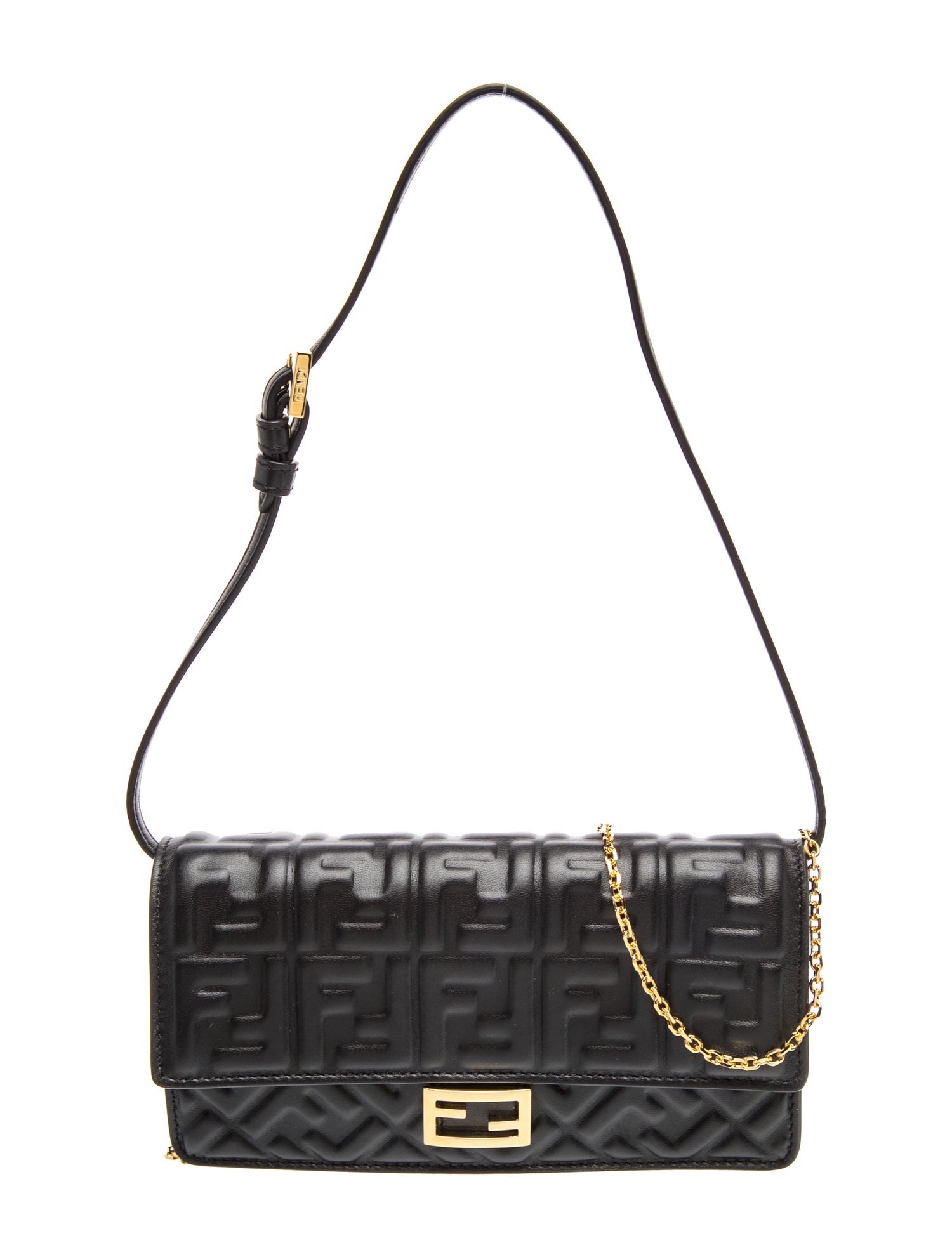 Fendi Leather Shoulder Bag 2026