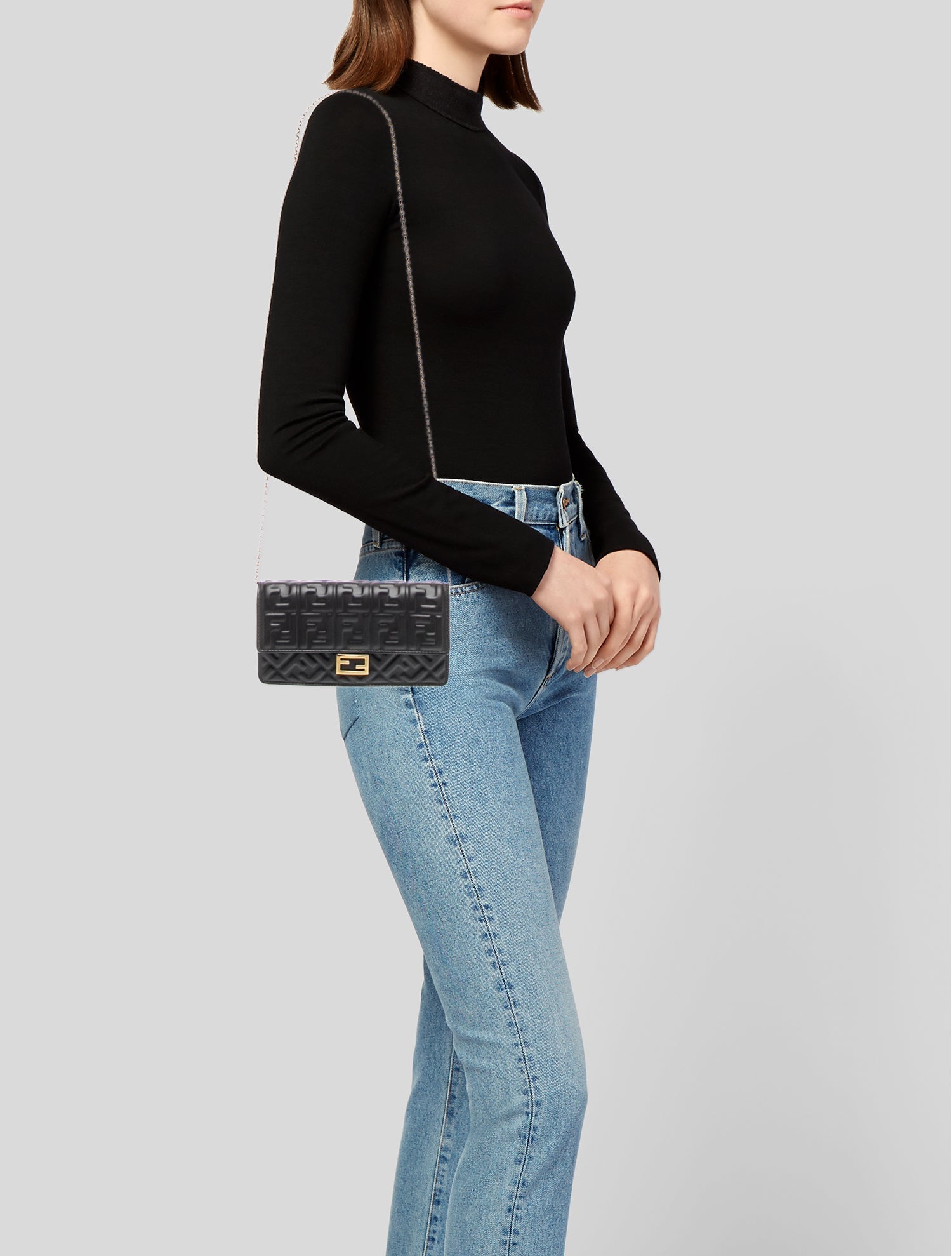 Fendi Leather Shoulder Bag 2026