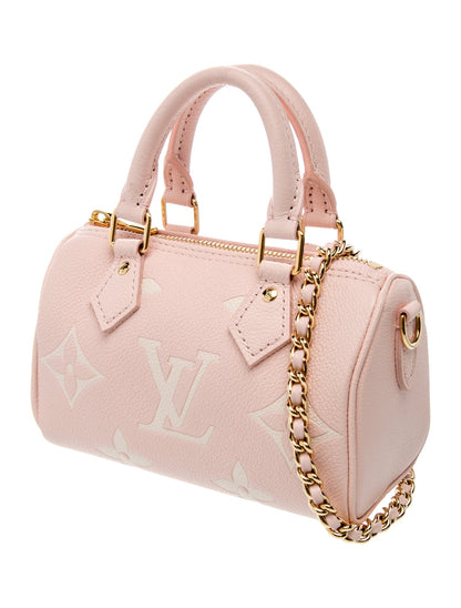 Louis Vuitton Bicolor Empreinte Speedy Bandouliere Nano