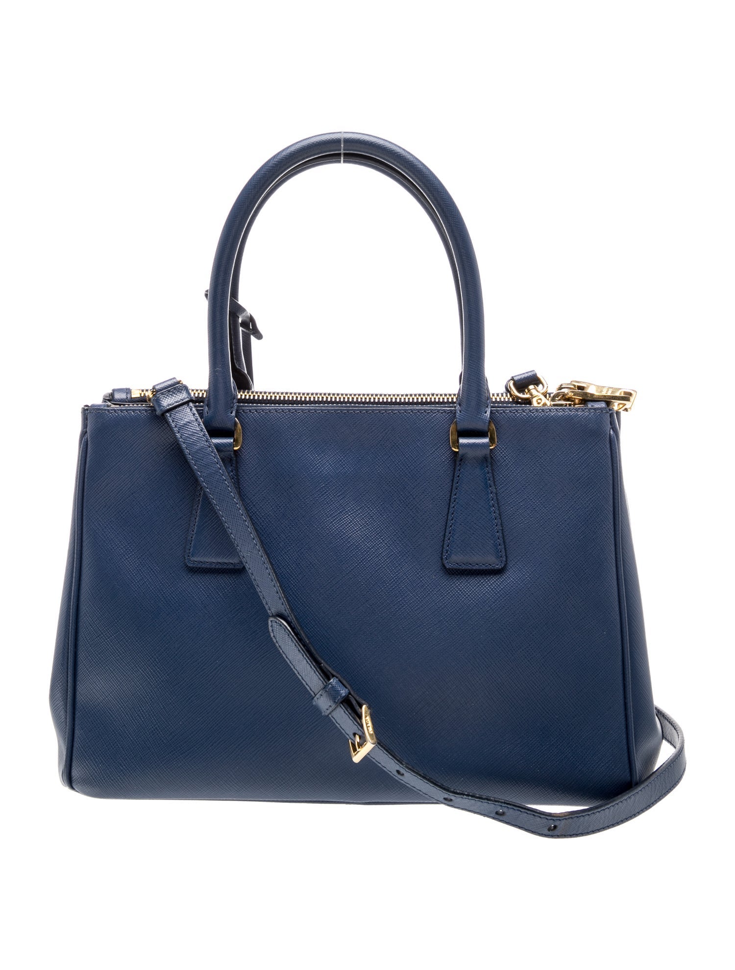 Prada Saffiano Leather Galleria Double Zip Small