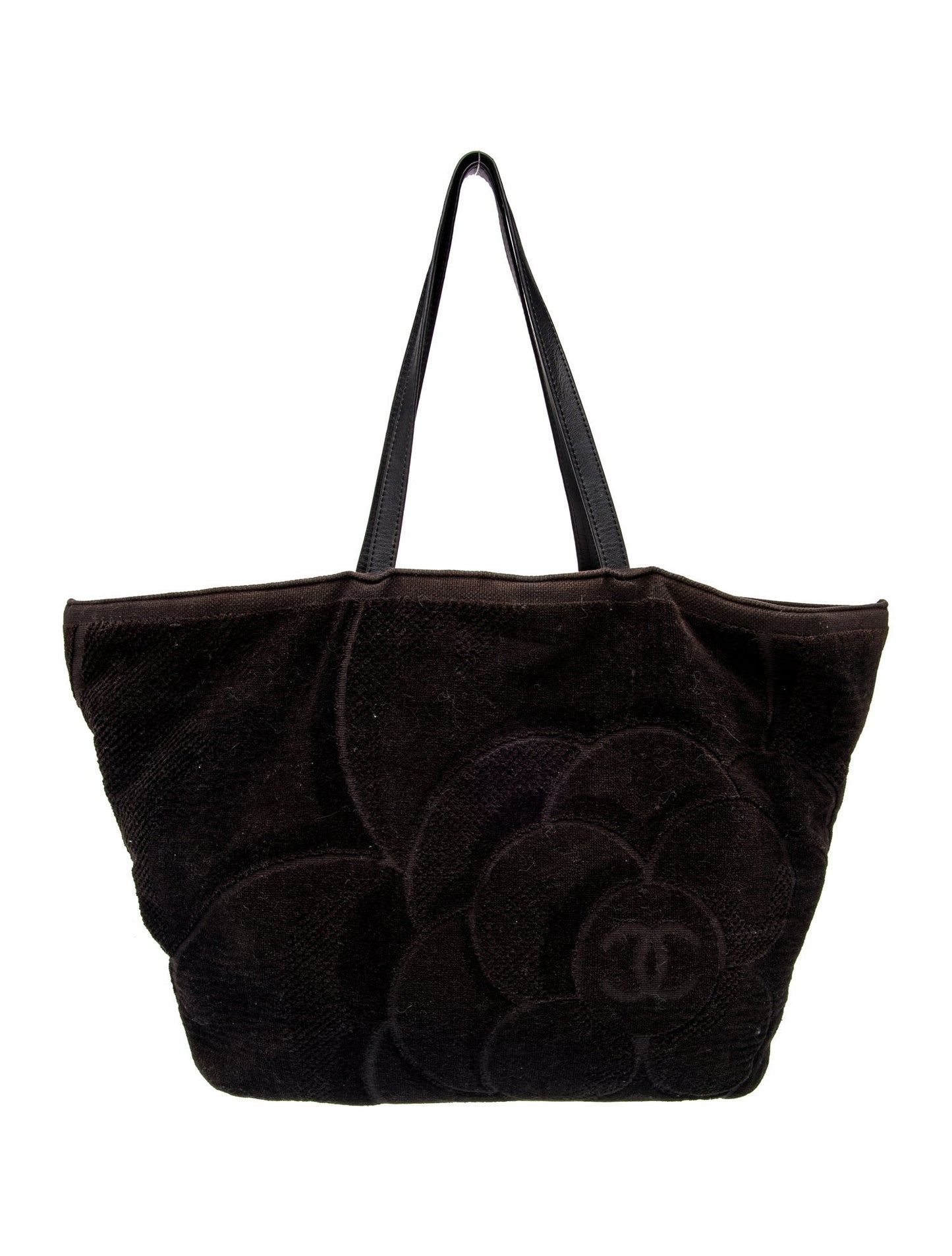 Chanel Terry Camellia Beach Tote