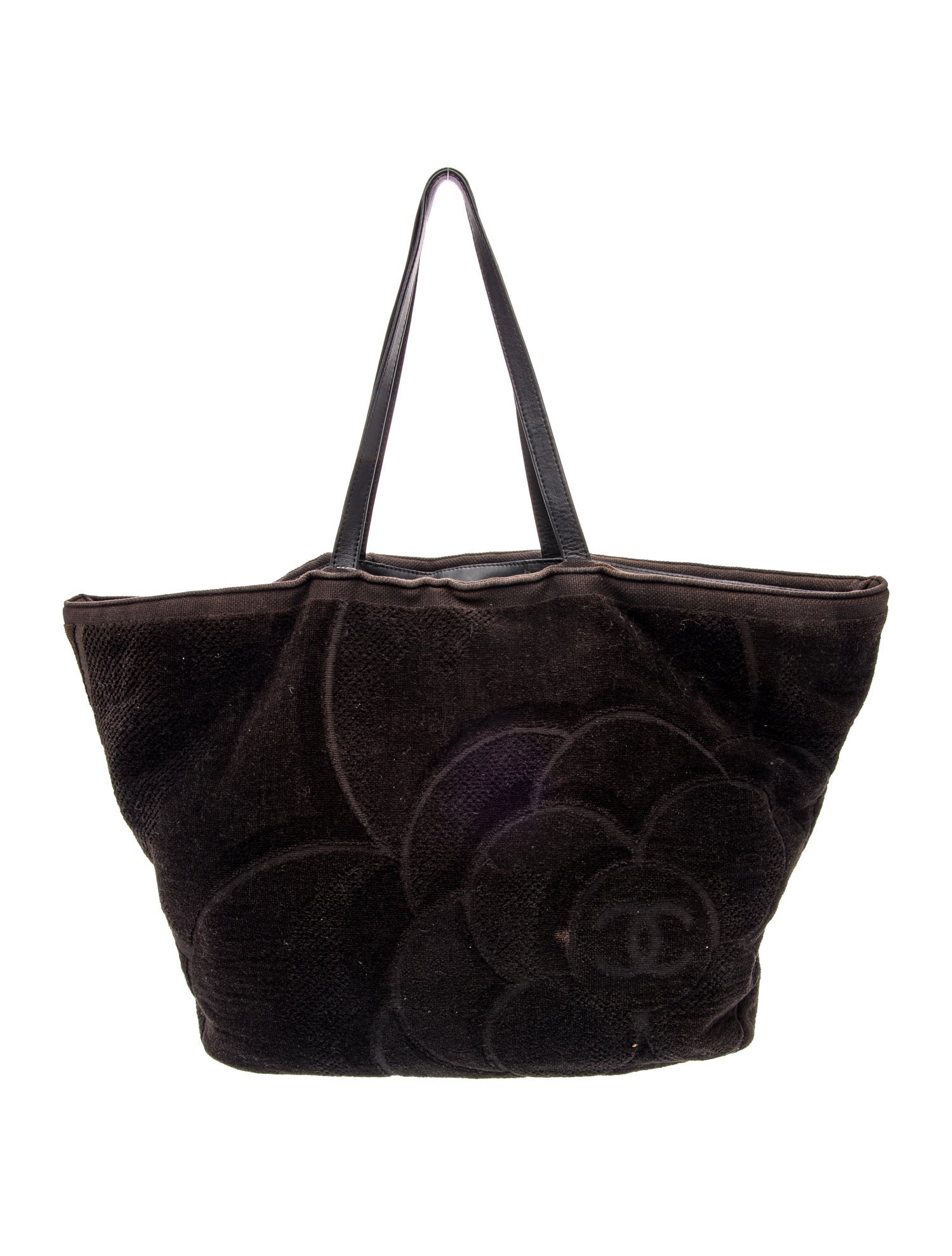 Chanel Terry Camellia Beach Tote