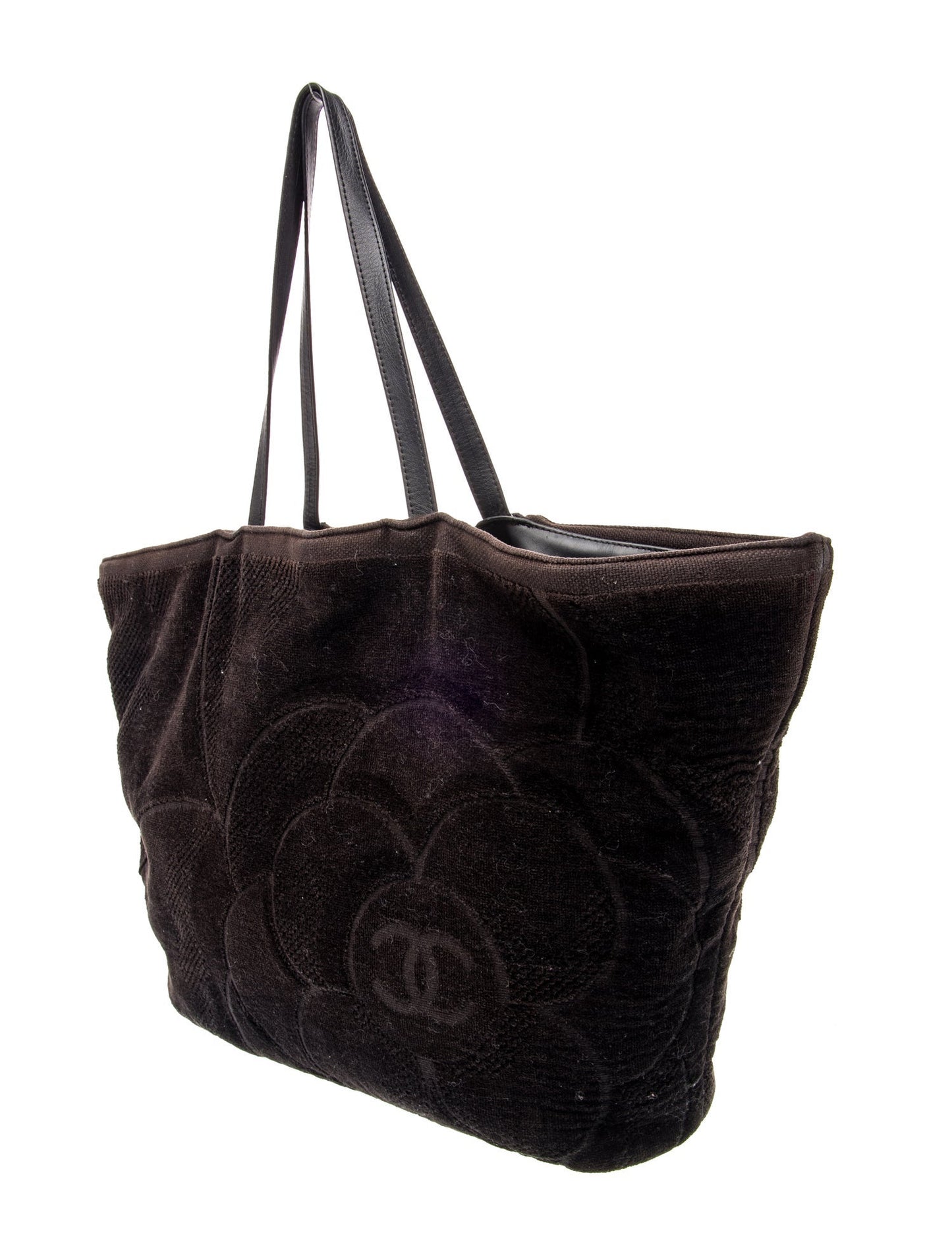 Chanel Terry Camellia Beach Tote