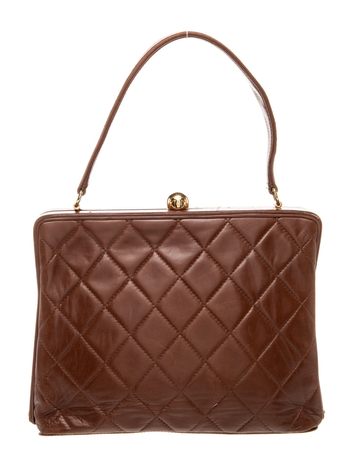Chanel Quilted Frame Handle Bag