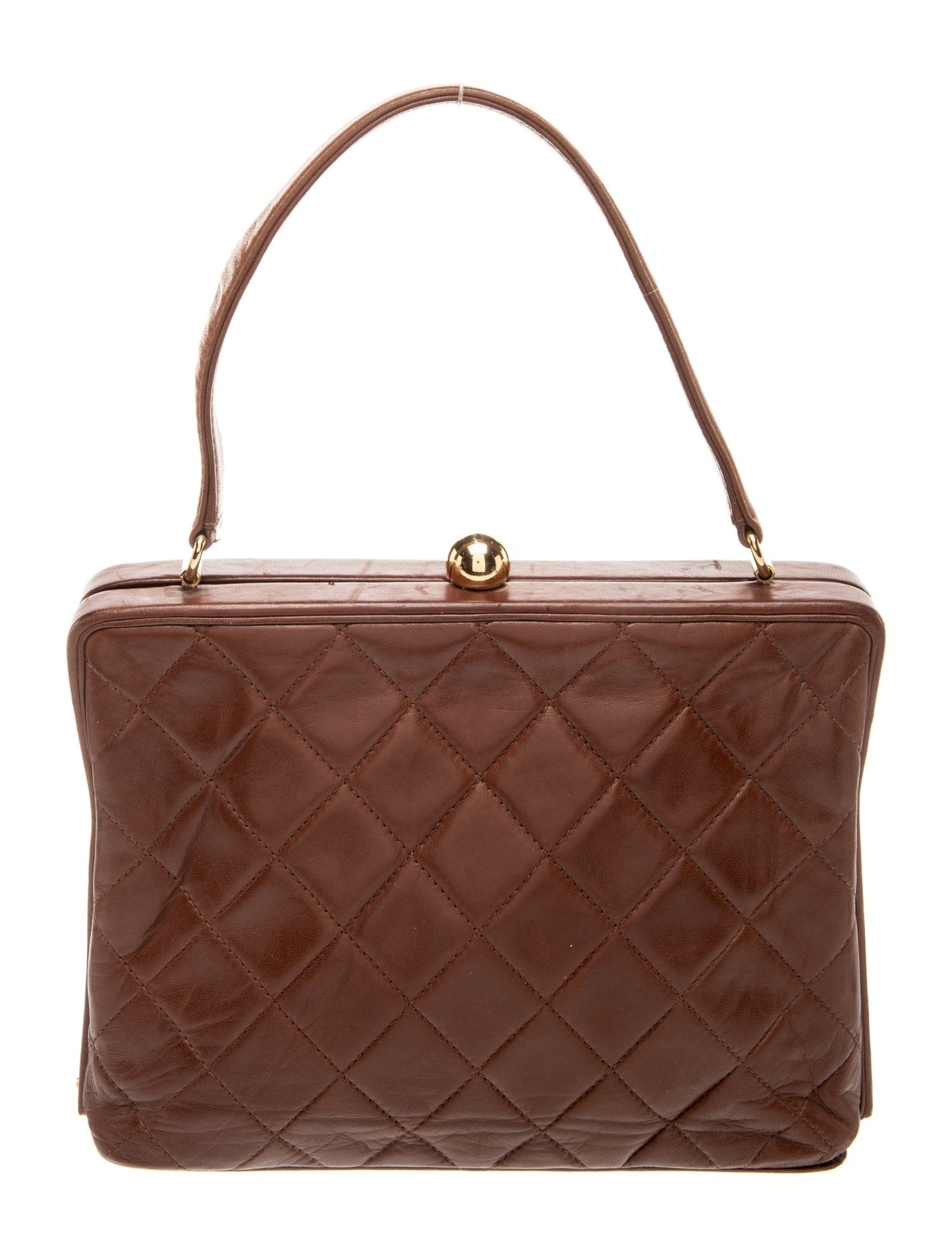 Chanel Quilted Frame Handle Bag