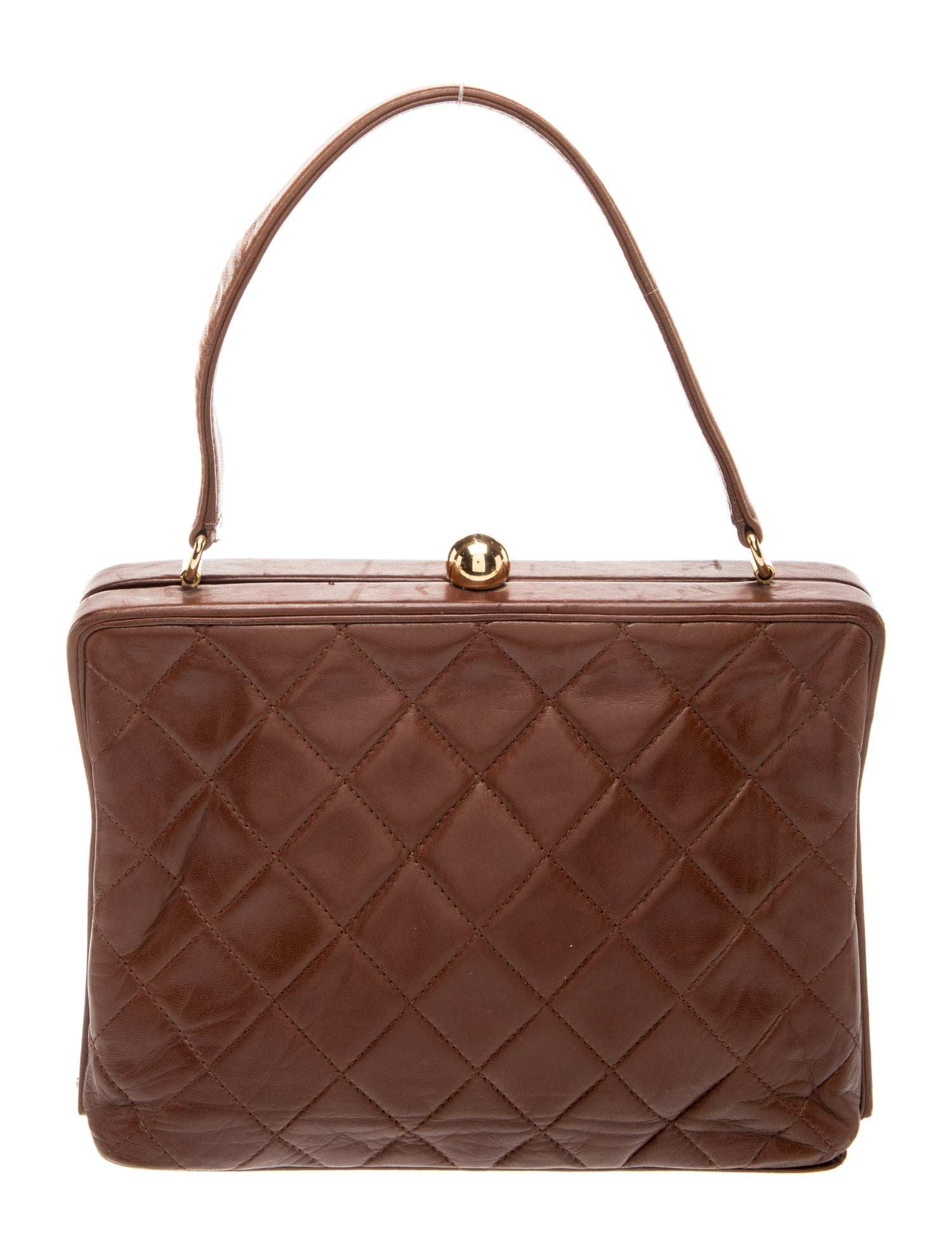 Chanel Quilted Frame Handle Bag