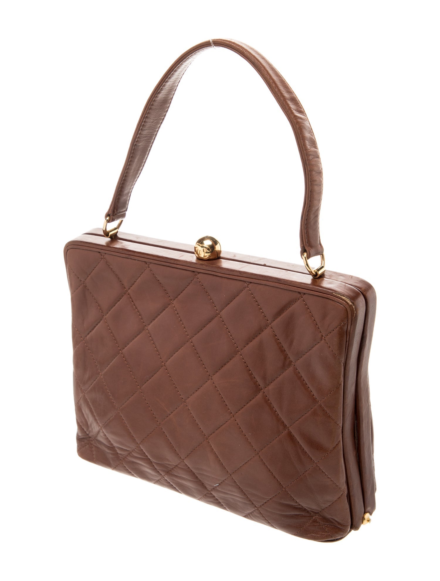Chanel Quilted Frame Handle Bag