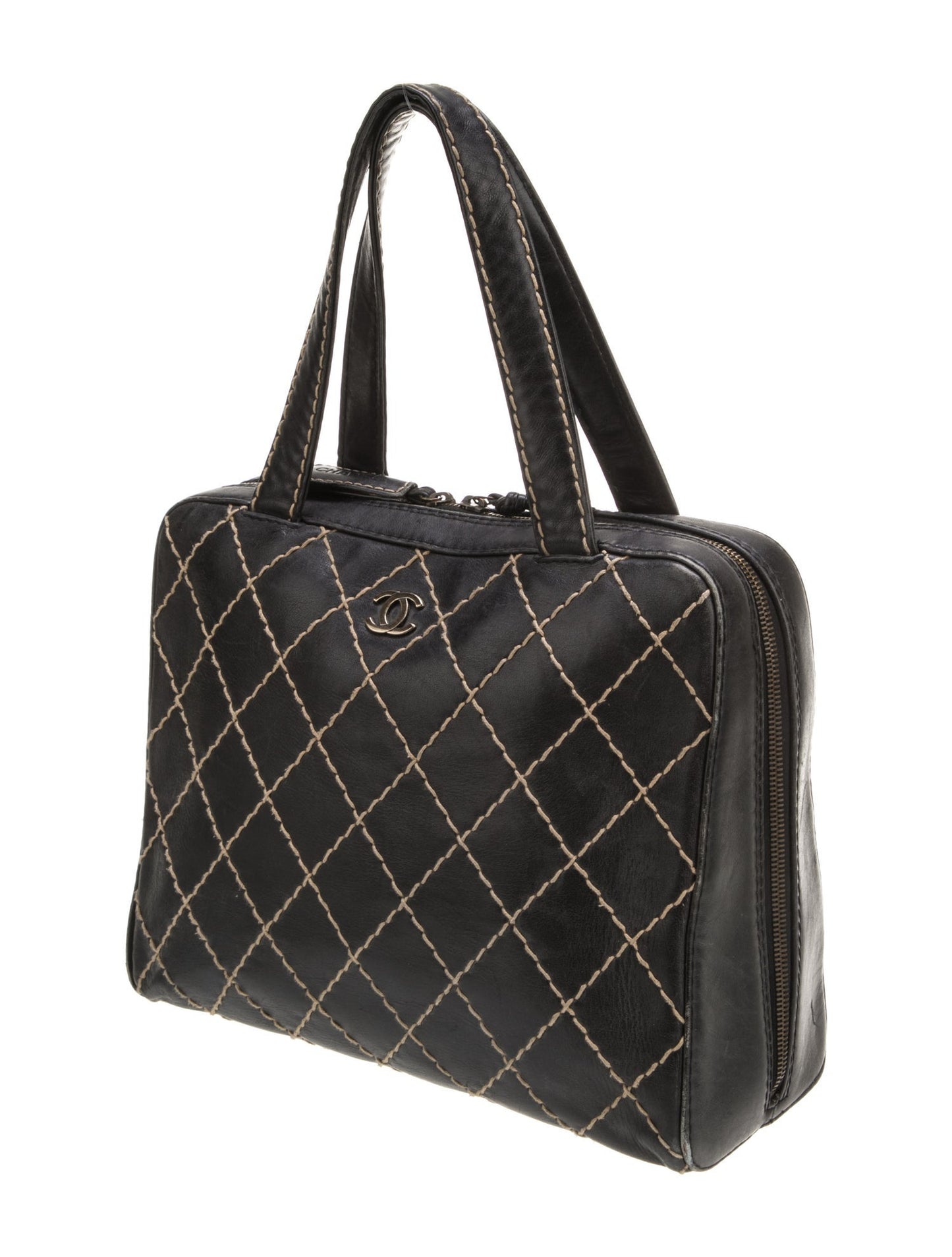 Chanel Surpique Bowler Bag