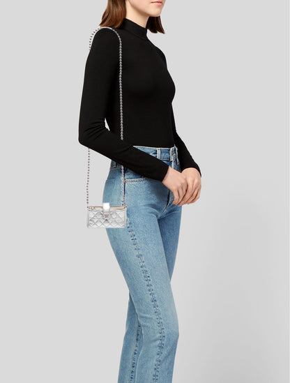 Chanel Pearl CC O-Phone Holder w/ Chain