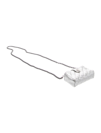 Chanel Pearl CC O-Phone Holder w/ Chain
