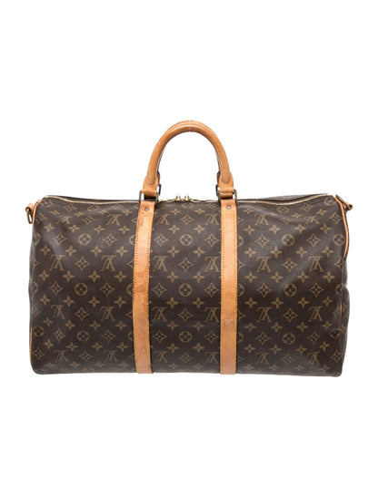 Louis Vuitton LV Monogram Keepall Bandouliere 50 Vintage