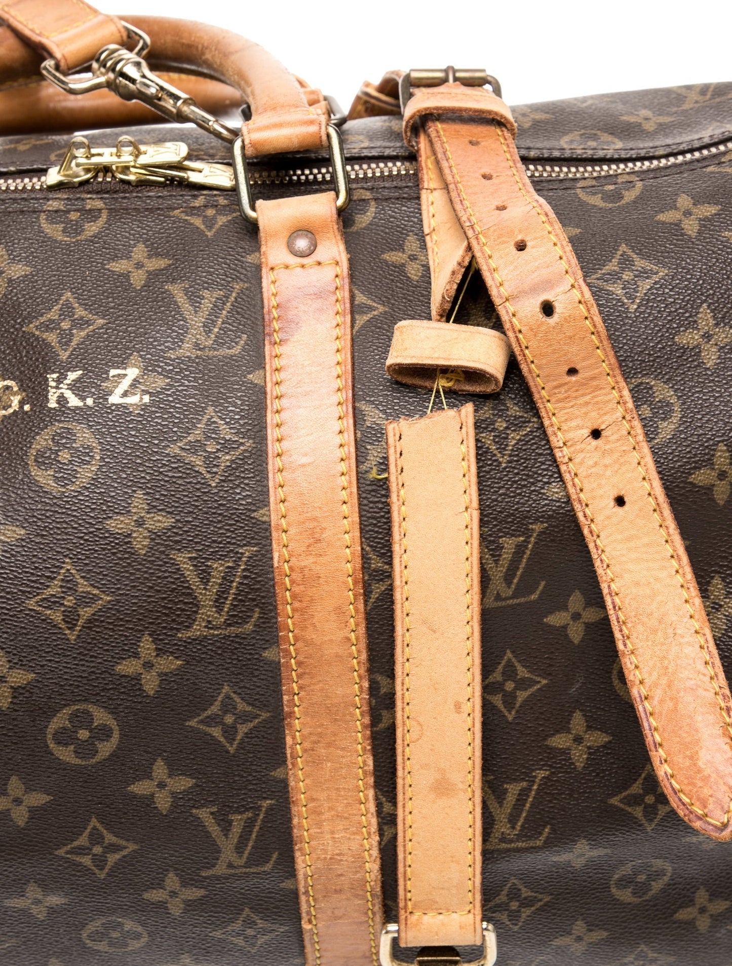 Louis Vuitton LV Monogram Keepall Bandouliere 50 Vintage