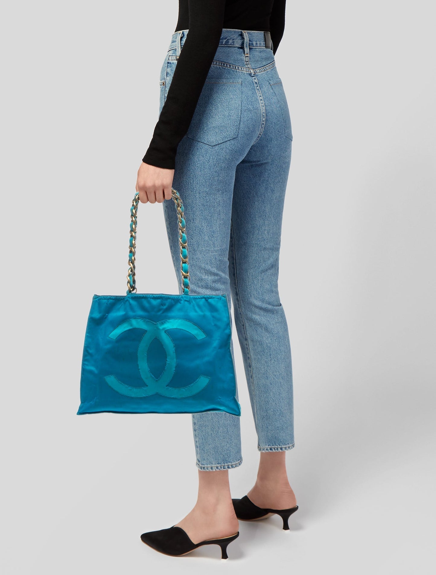 Chanel 1994 Large Nylon CC Tote