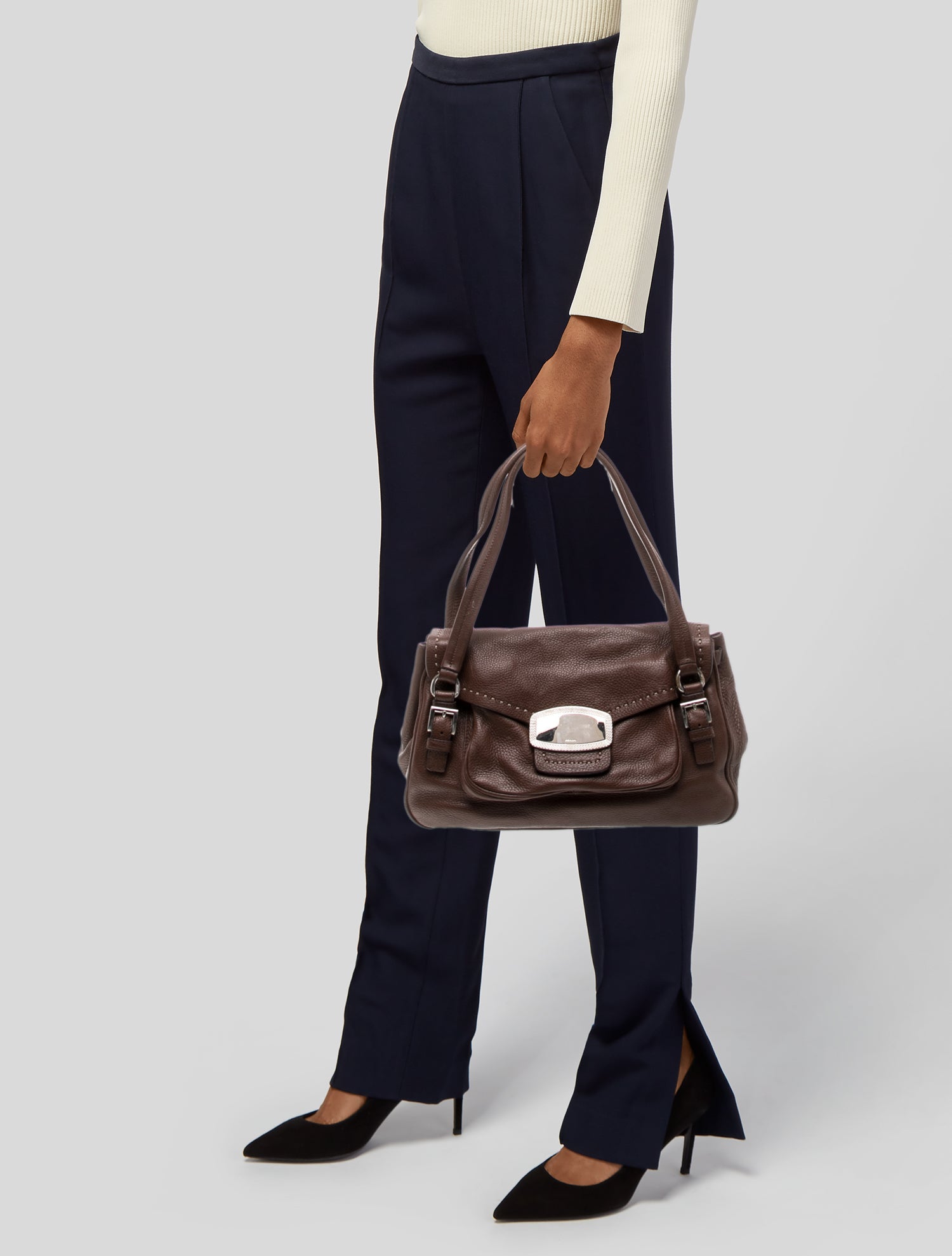 Prada Leather Shoulder Bag
