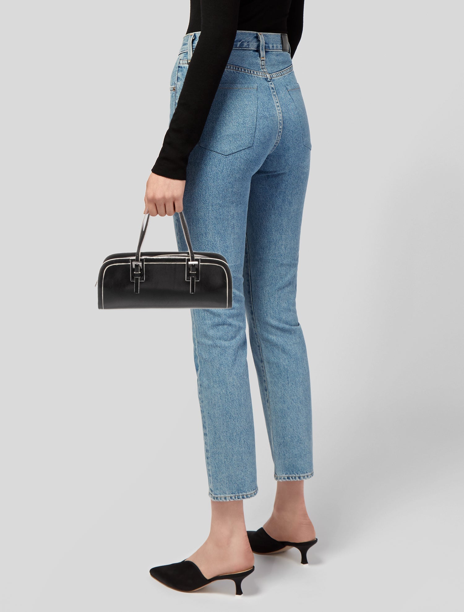 Fendi Leather Bauletto Vintage