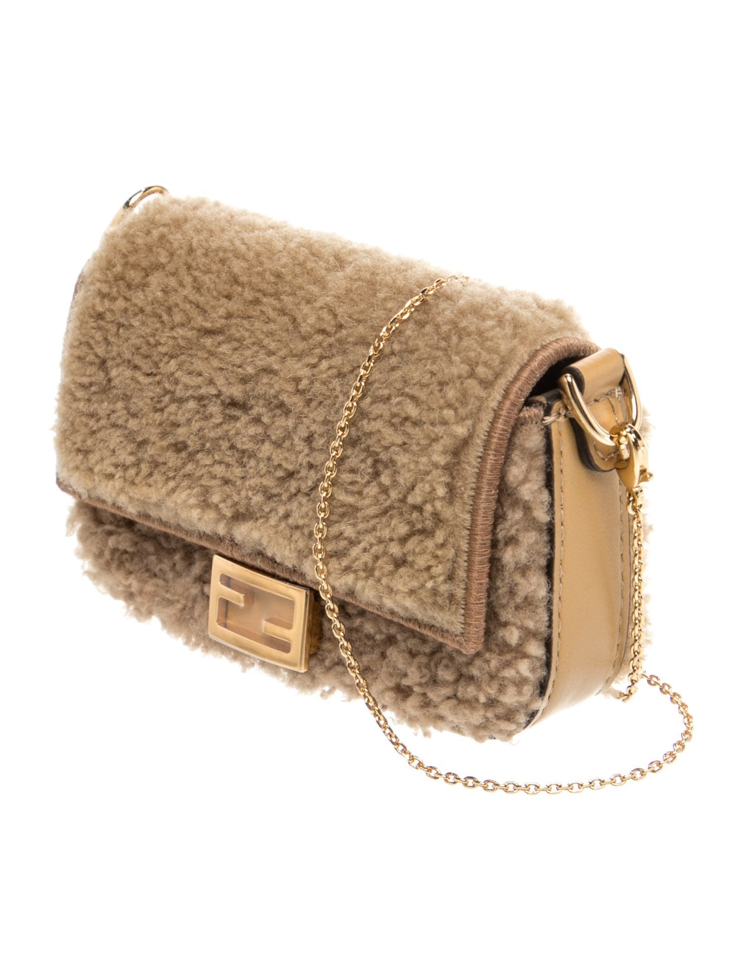 Fendi Shearling Baguette Nano