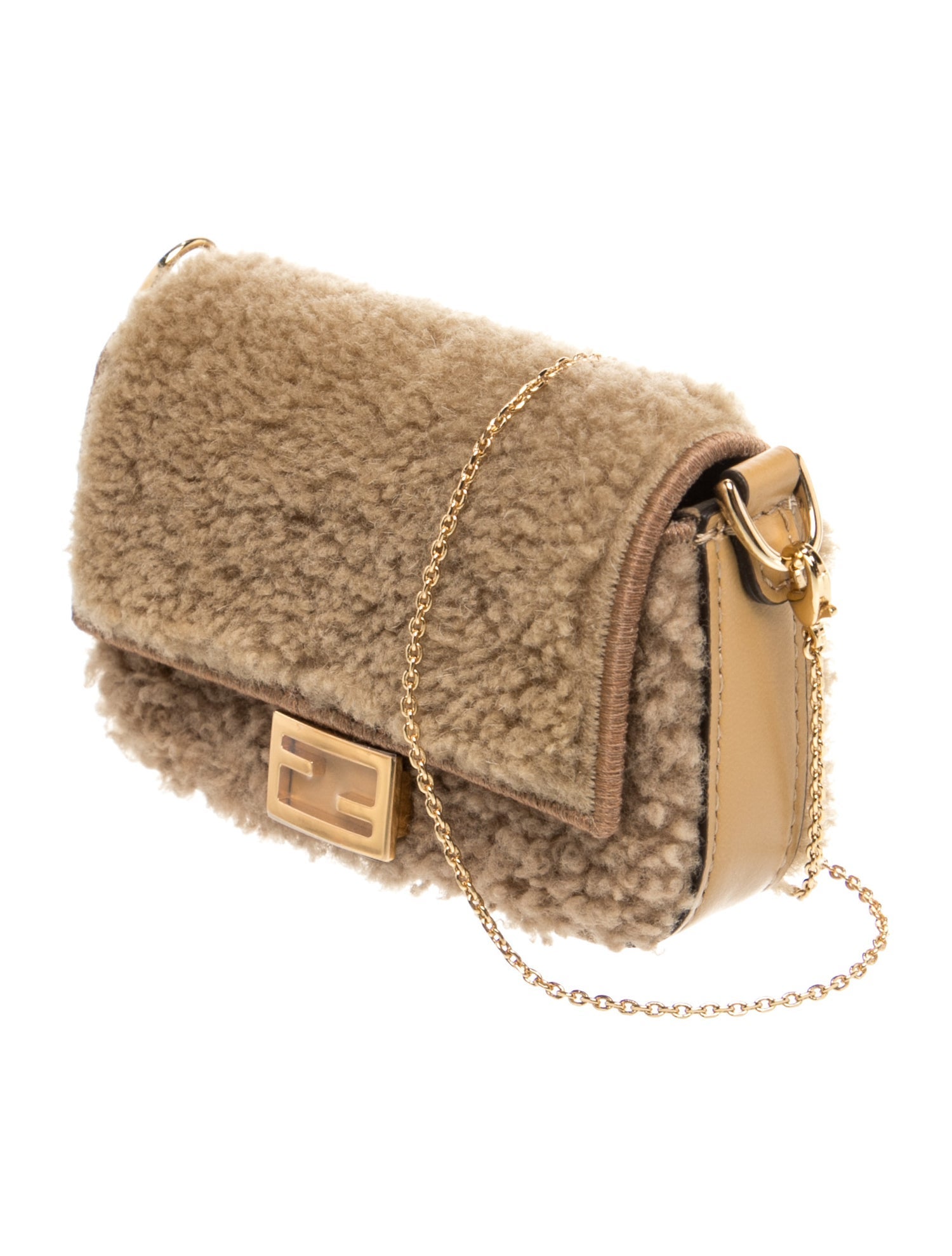 Fendi Shearling Baguette Nano